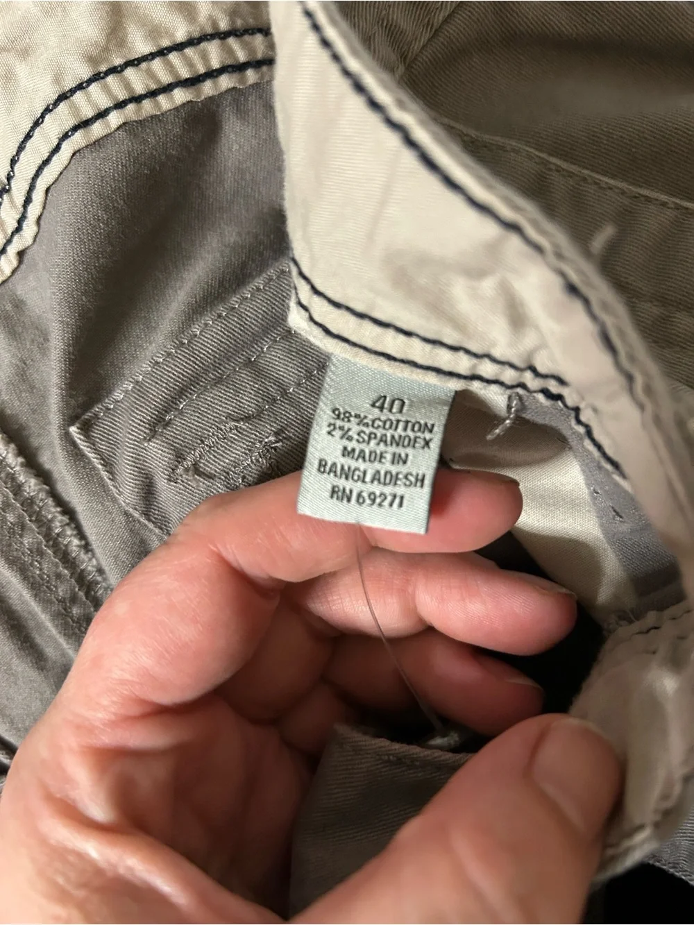 Sun River Men's Taupe Cargo Shorts with Multiple Pockets